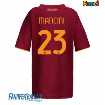 AS Roma Gianluca Mancini #23 Tricou Fotbal Replică 2025-26 Femei Acasa